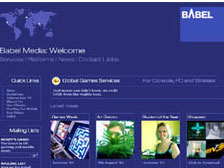 Babel Media Homepage 2004